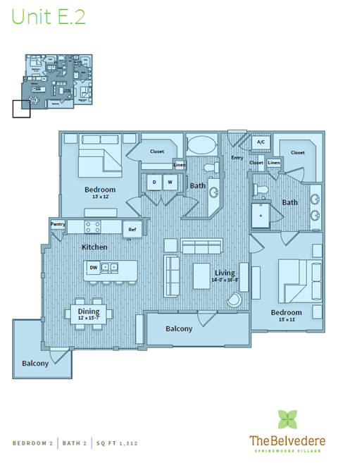 belvedere at springwoods village